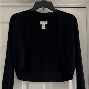 Carmen Marc Valvo Black Women's Shrug